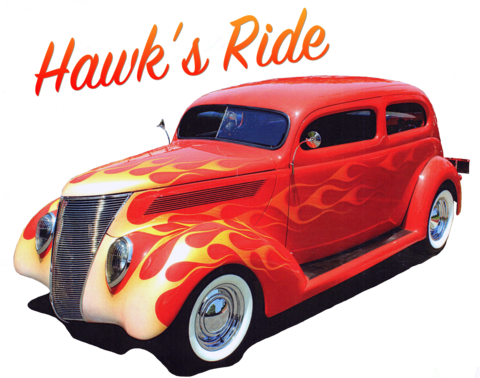 Hawk's Ride is a 1937 Ford Slantback - C.A. Hartnell